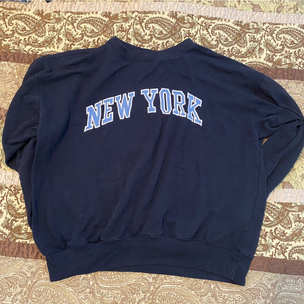 Navy Blue New York Sweatshirt